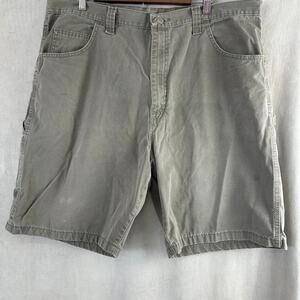 Vintage Mens 40 WRANGLER Canvas Baggy Skater Carpenter Shorts Jorts Gorpcore